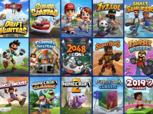 Top unbanned browser games in one banner